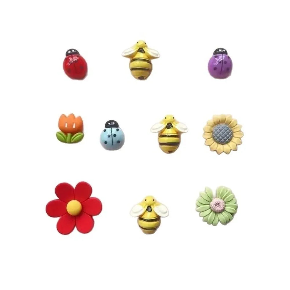 10pcs Adorable Refrigerator Magnets - Durable & Strong Hold for Kitchen, Office & More - Versatile Home Decor Mothers Day Gift