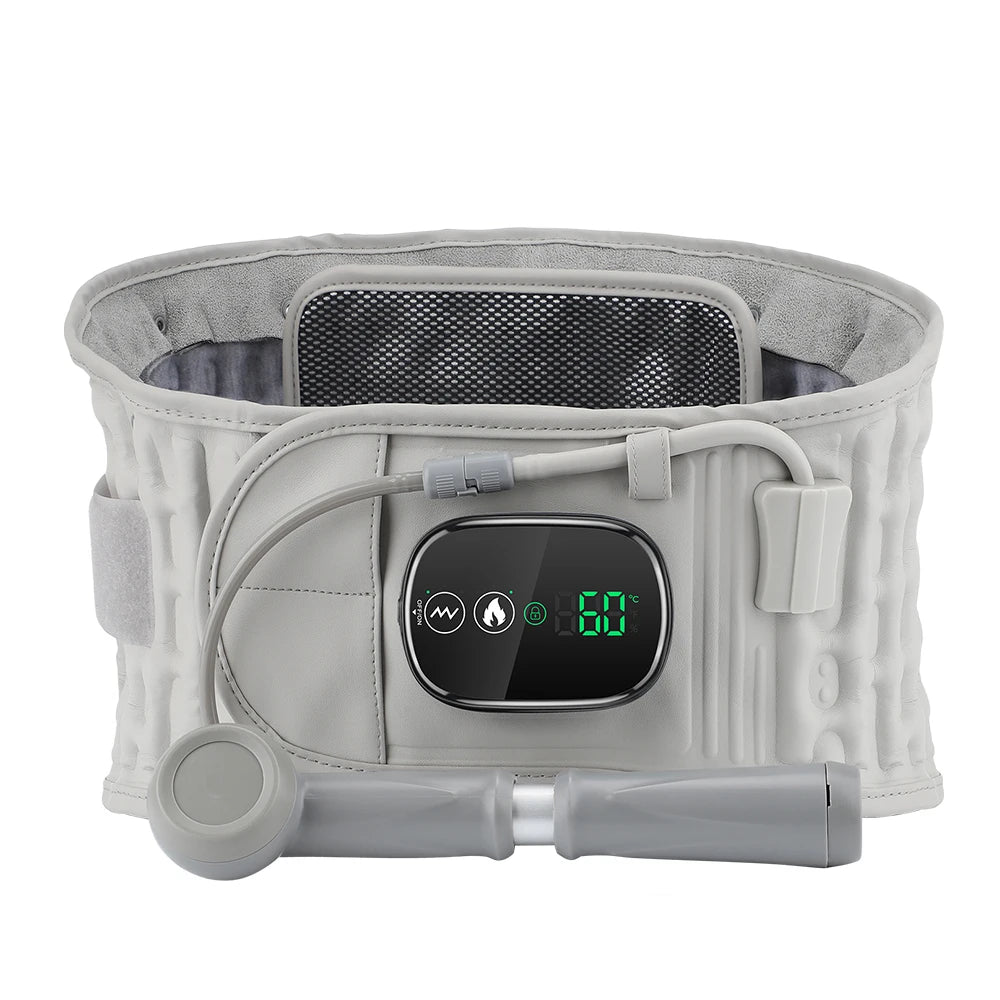 PASTSKY Rechargeable Heating Waist Back Massage Lumbar Traction Device