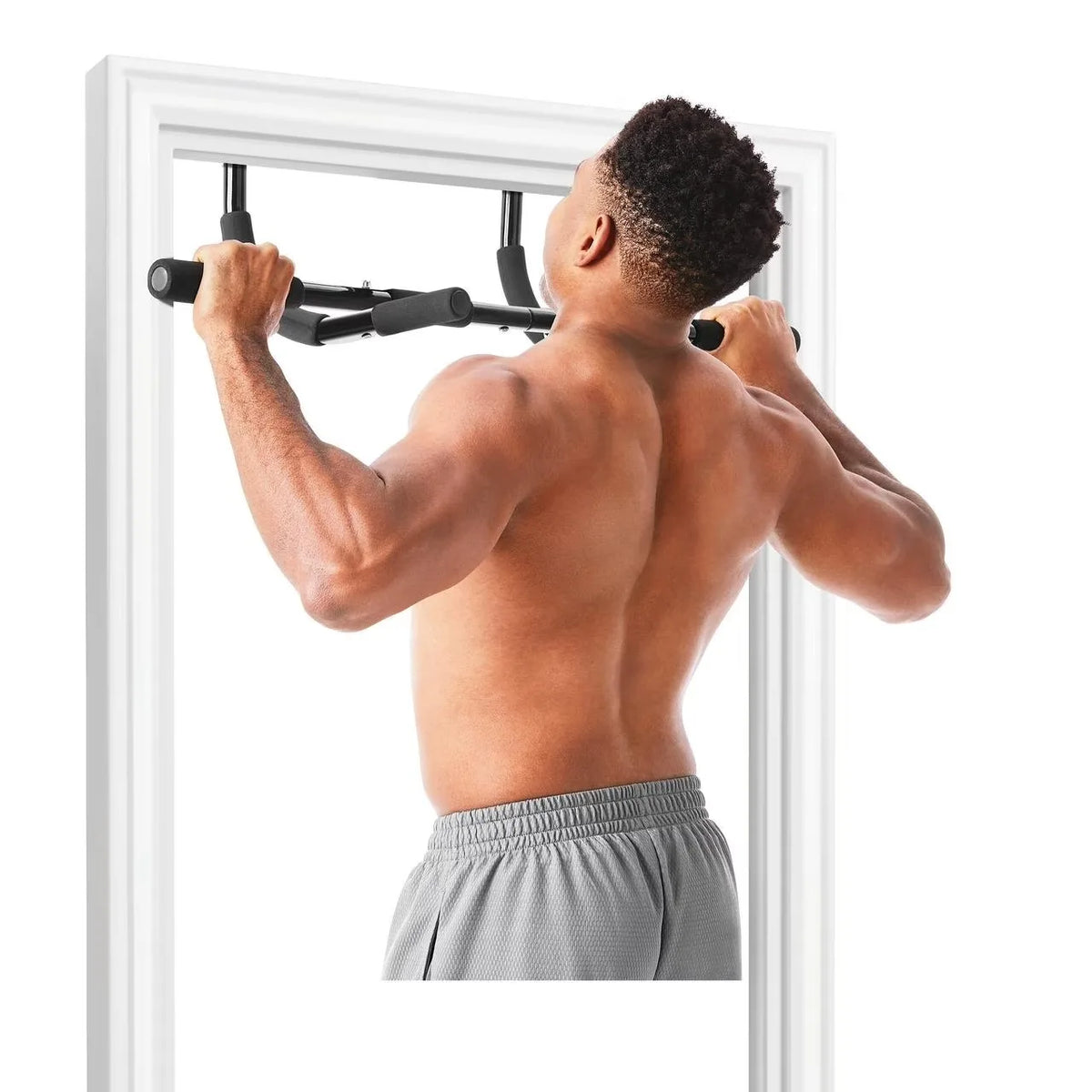 Adjustable Doorway Pull Up Bar For Home Gym Exercise Training