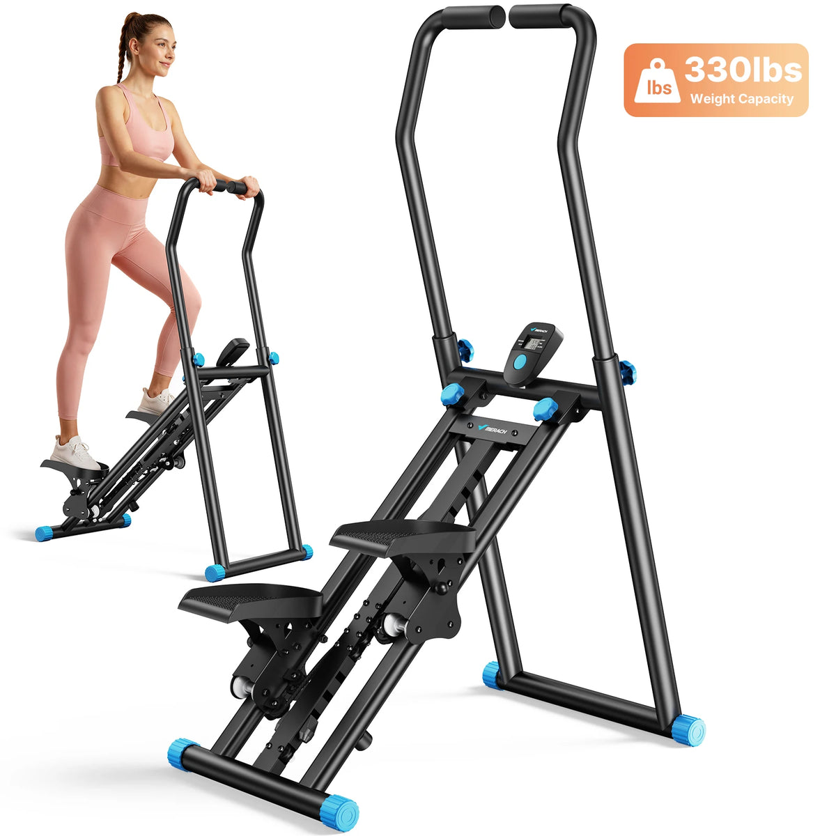 Merach Foldable Stair Stepper Machine For Indoor Exercise