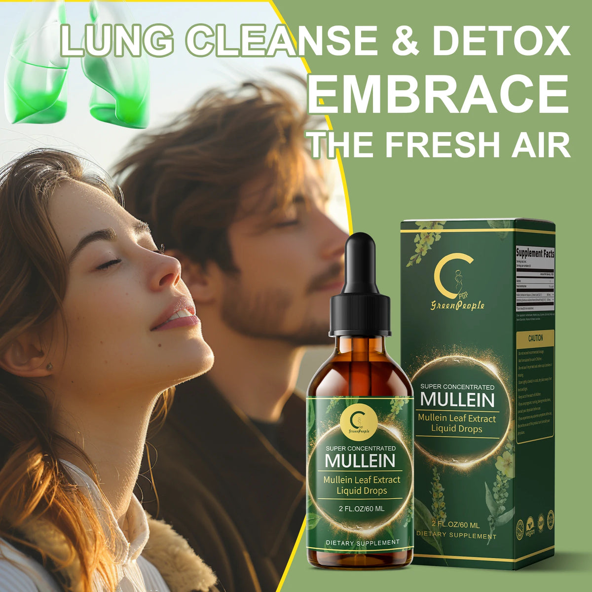 Minch Mullein Drops For Respiratory And Lung Health Support