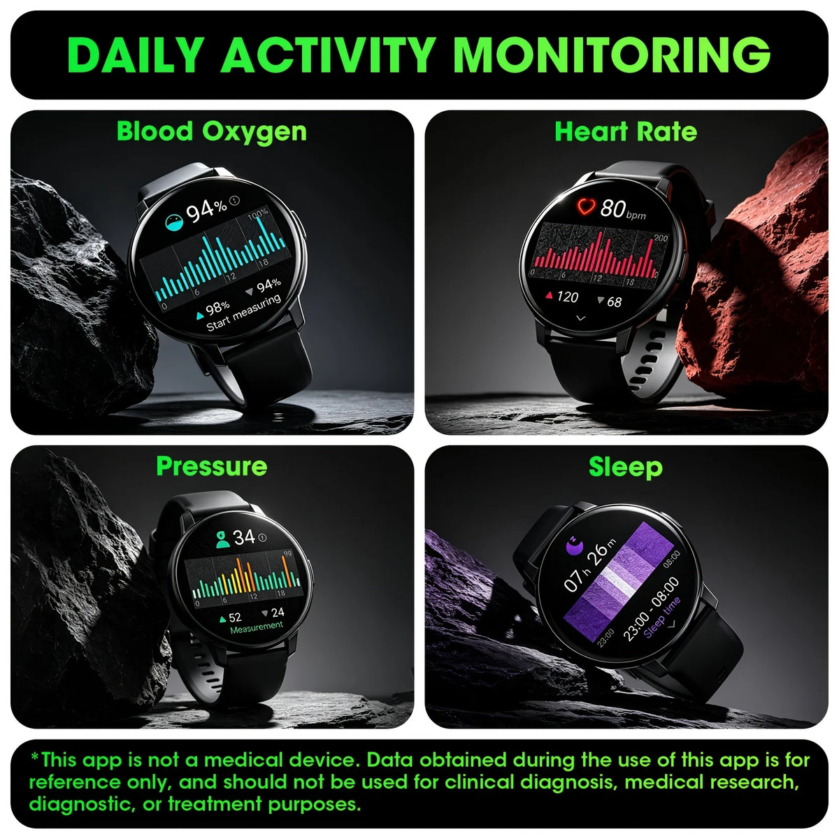 Erun Ultra Thin Smart Watch Featuring Wireless Calls And Touchscreen
