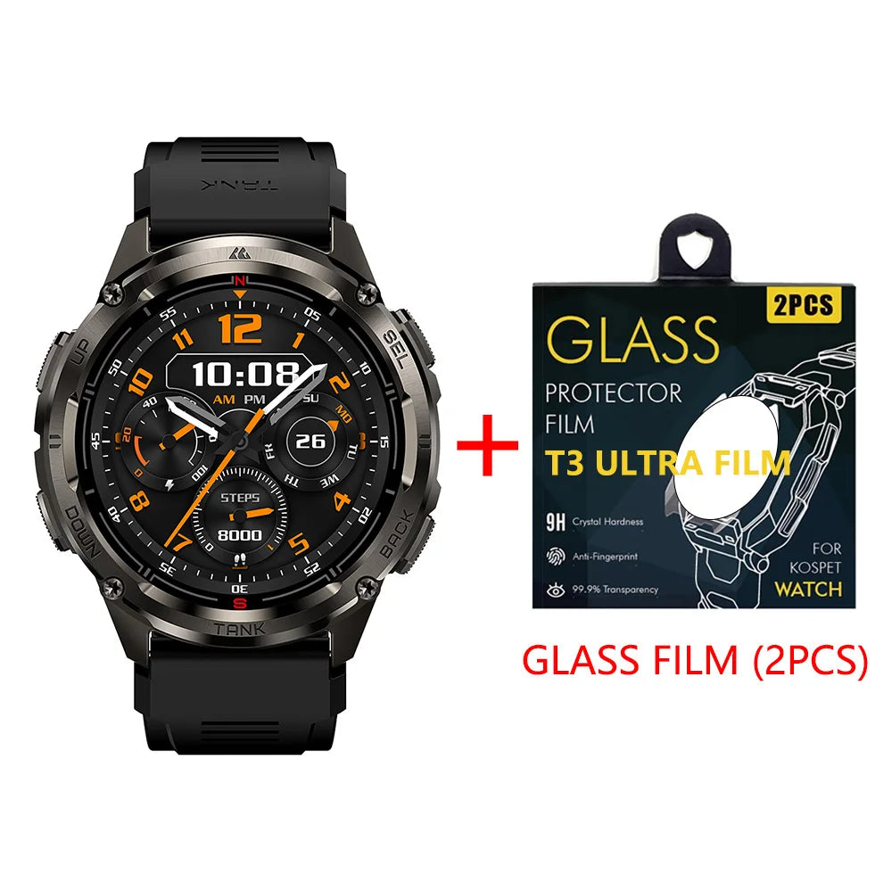 KOSPET Tank T3 Ultra GPS Smart Watch Featuring Bluetooth Calling