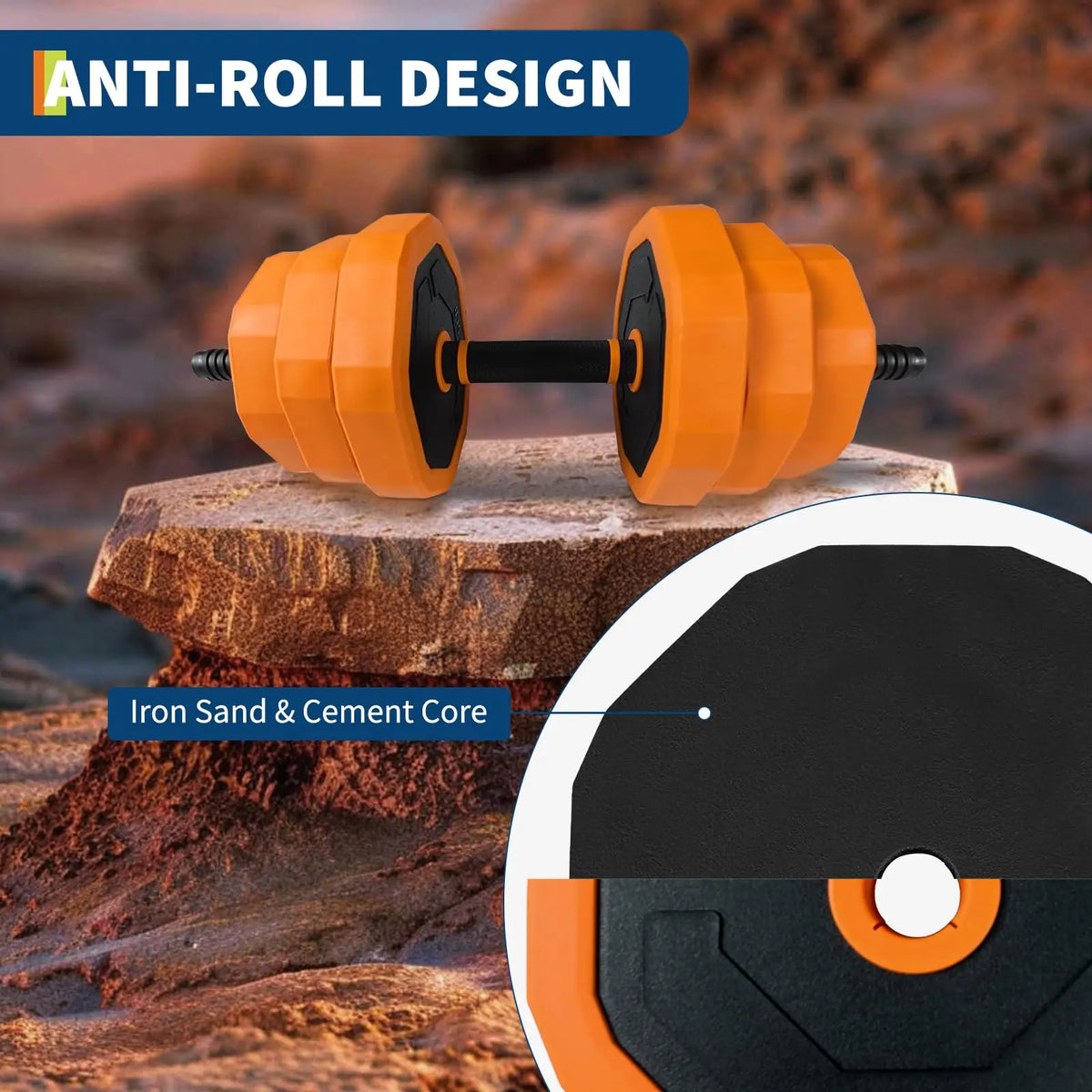 Adjustable Dumbbells Free Weight Set With Connector For Home Gym