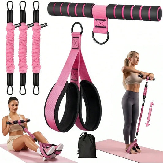 Multifunctional Resistance Band Kit For Full Body Workouts