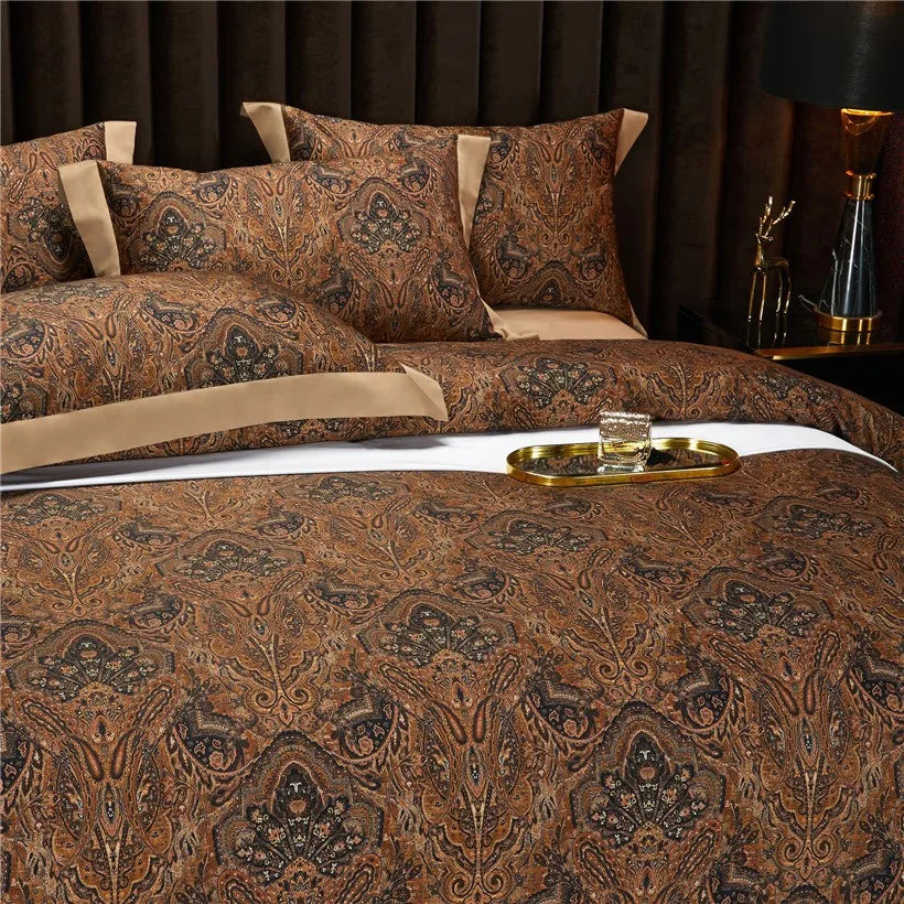 IvaRose Luxury Egyptian Cotton Duvet Cover Bedding Set