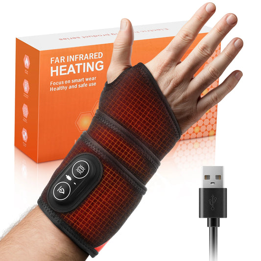 Moajaza Electric Heated Wrist Wrap For Joint Support And Care