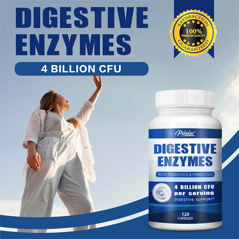 Pslalae Digestive Enzymes For Gas And Bloating Relief