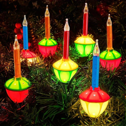 Christmas Bubble String Light 7 Bubbles Lights Old Fashion Vintage String Lights for Christmas Tree Fireplace Mantel Holiday Celebration Decorations (Multicolor), Outdoor festival lighting