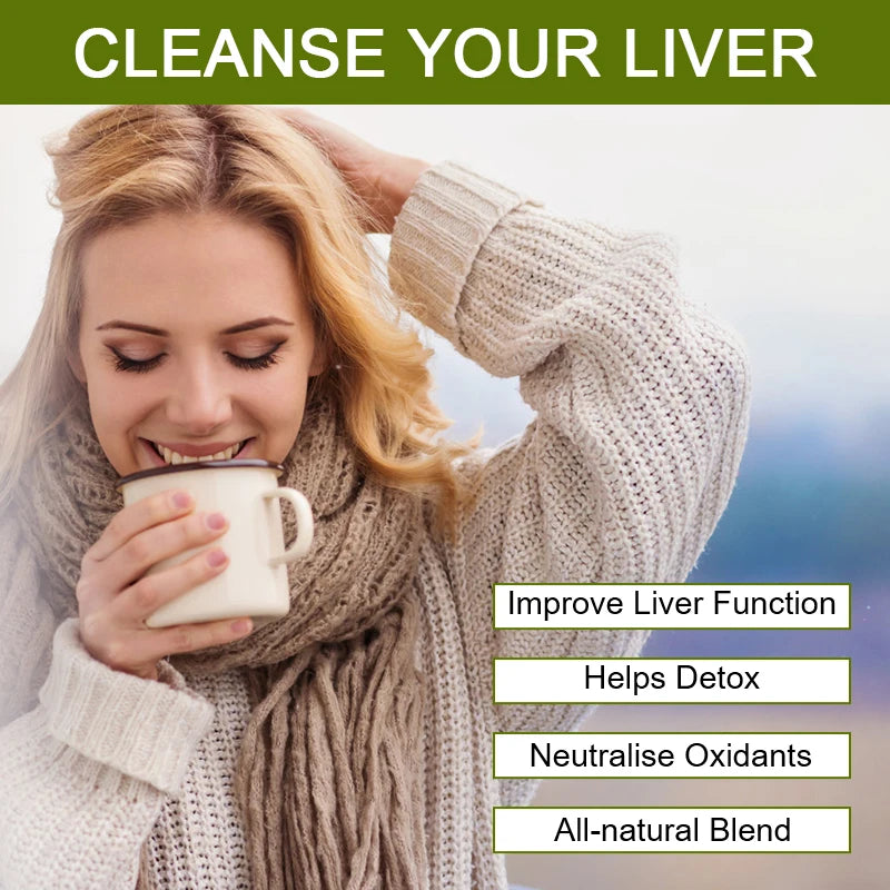 Mulittea Natural Herbal Liver Detox Tea Supports Healthy Metabolism