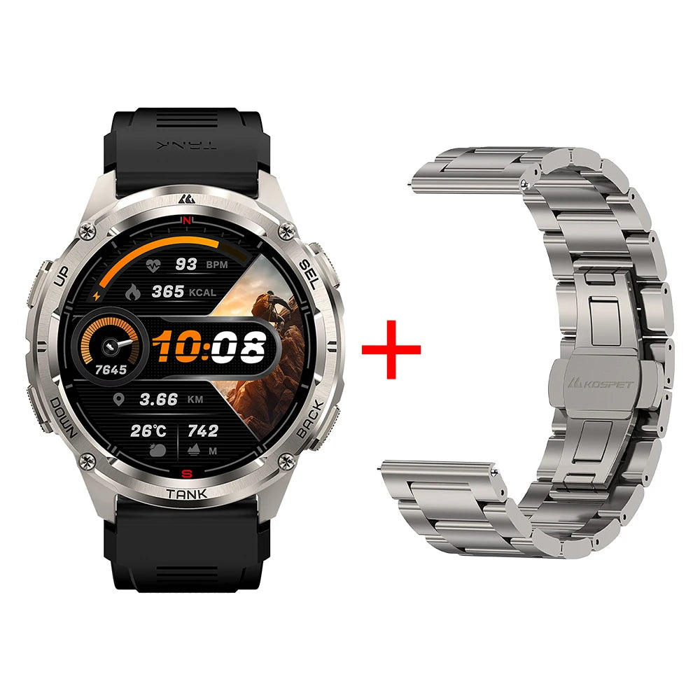 KOSPET Tank T3 Ultra GPS Smart Watch Featuring Bluetooth Calling