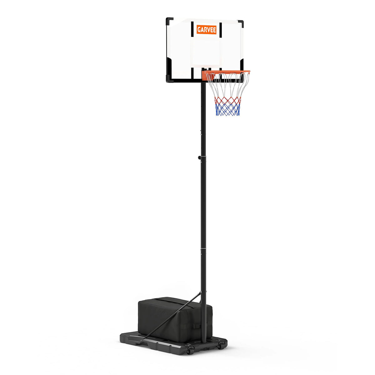 HiMiss Portable Adjustable Basketball Hoop With Wheels And Net
