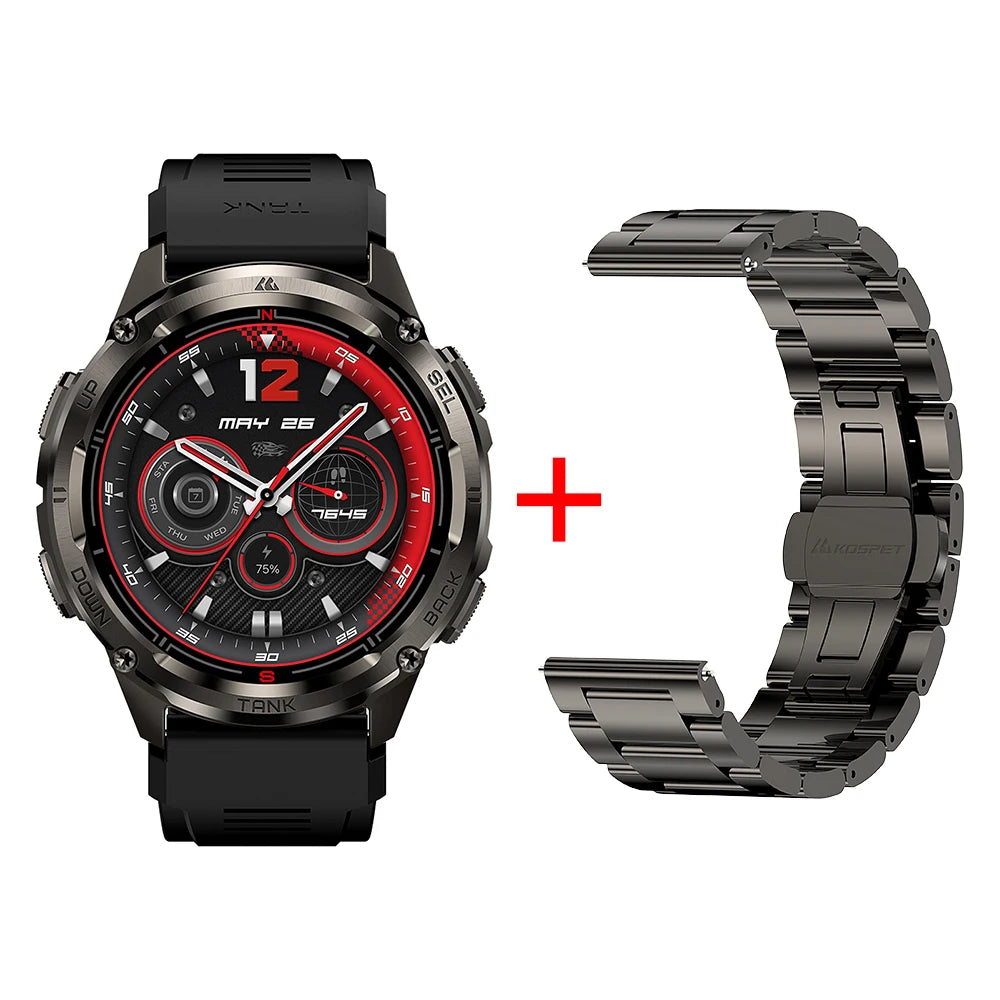 KOSPET Tank T3 Ultra GPS Smart Watch Featuring Bluetooth Calling