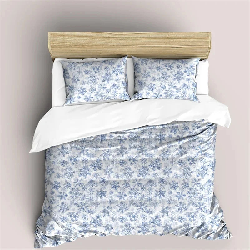 Bohemian Mandala Botanical Floral Brushed Duvet Cover Set