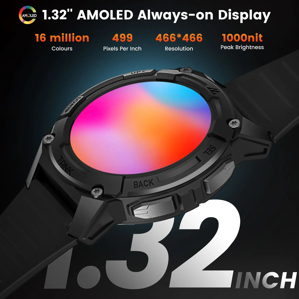 Kospet Tank S2 GPS Smartwatch With Compass Altimeter Barometer