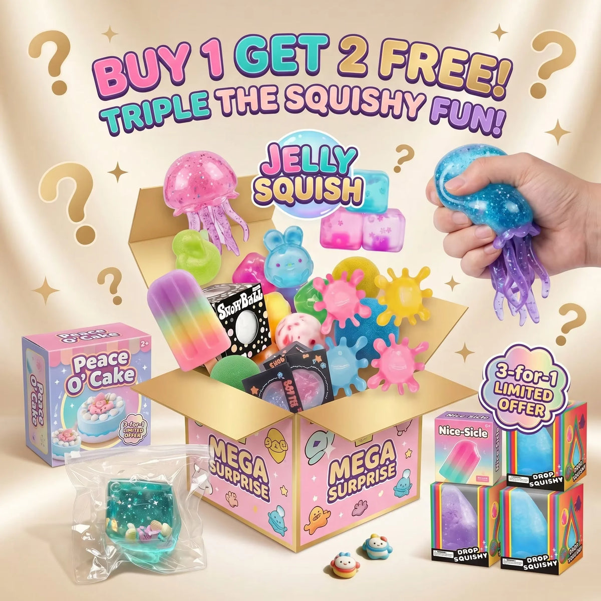 Cute Food Squishy Fidget Toys For Kids And Adults Relaxation