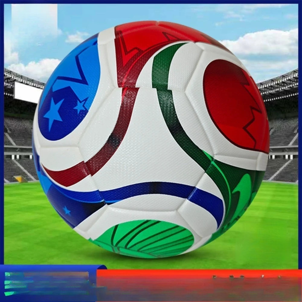Professional Soccer Ball With Seamless PU Material For Match Training