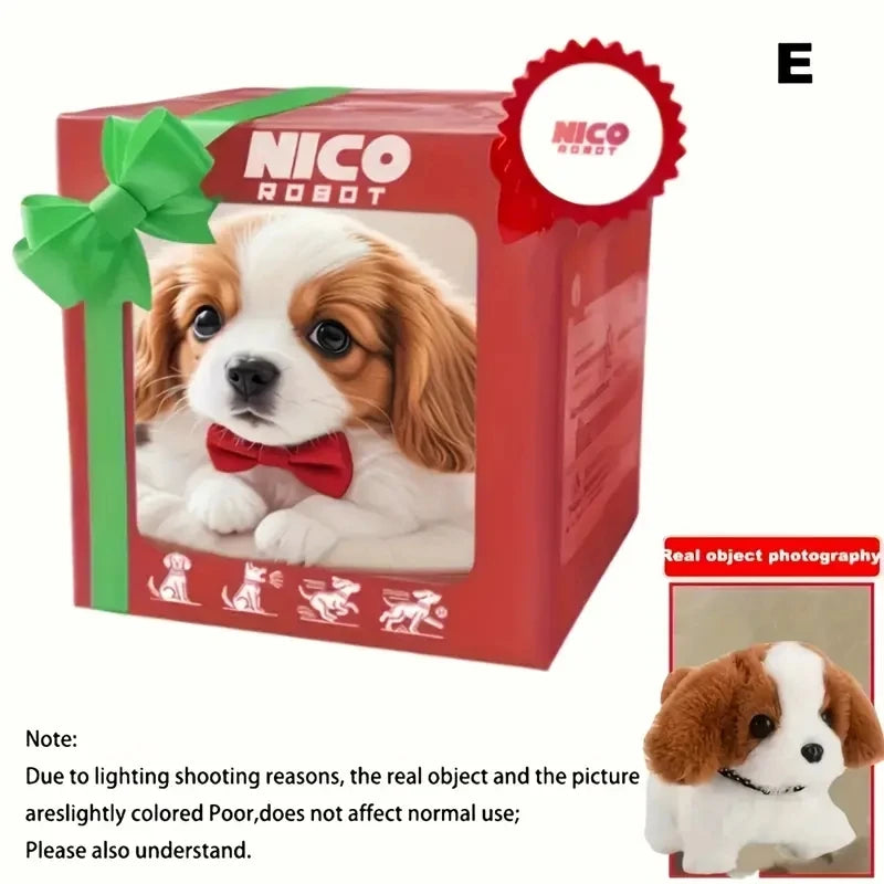 Electronic Simulated Puppy Robot Featuring Automatic Walking And Barking