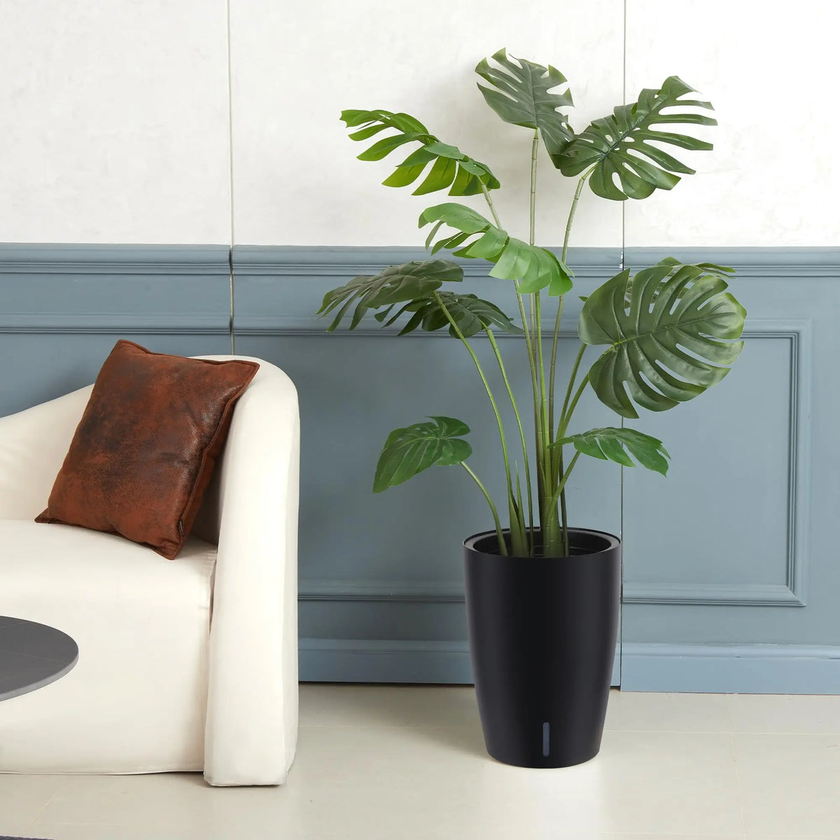 HiMISS Set Of Tall Self Watering Planters For Home Gardens