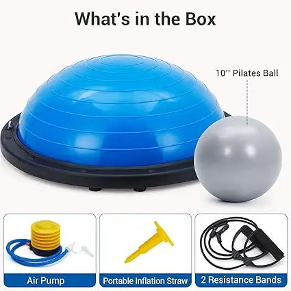 Premium Half Stability Ball With Non Slip Base For Fitness