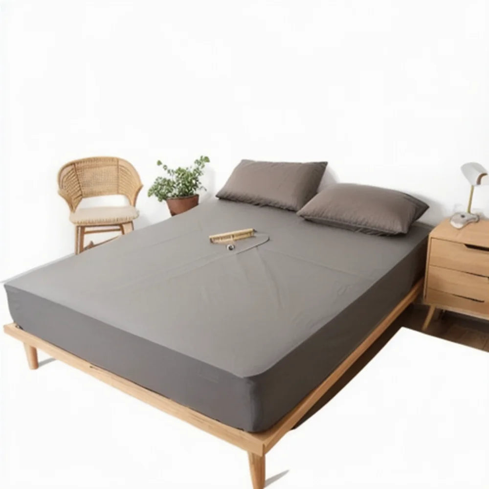 U-Silver Premium Grounded Cotton Bed Fitted Sheets