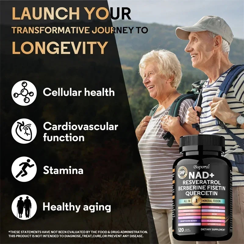Xemenry Resveratrol Berberine NAD Cellular Health Support