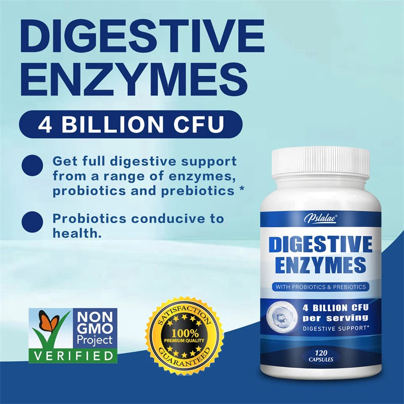 Pslalae Digestive Enzymes For Gas And Bloating Relief