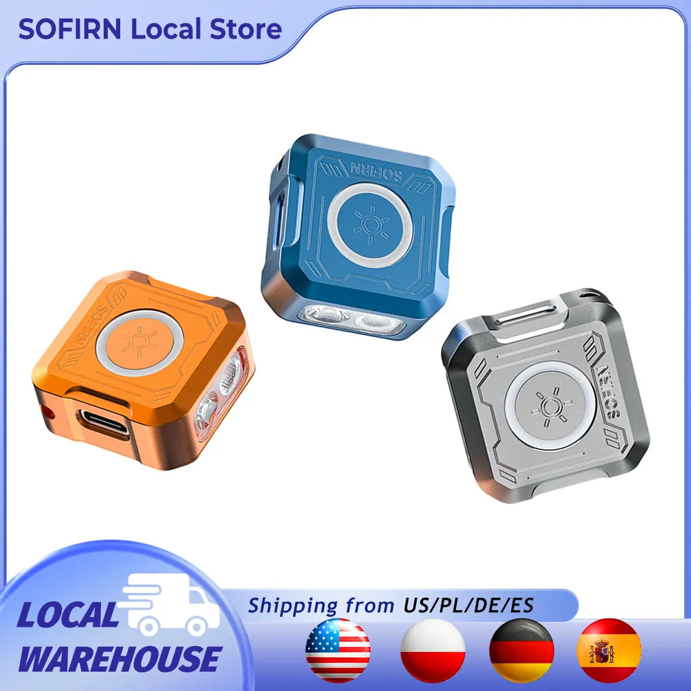 Sofirn EDC SE1 Pocket Flashlight With RGB Ring And UV