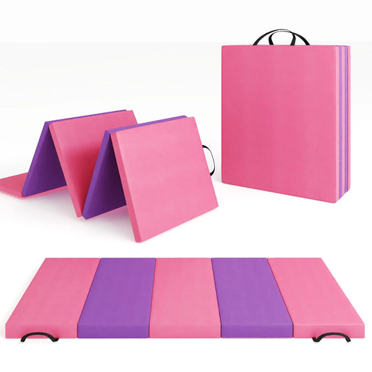 HiMISS Foldable Gymnastics Exercise Mat For Home Fitness Training