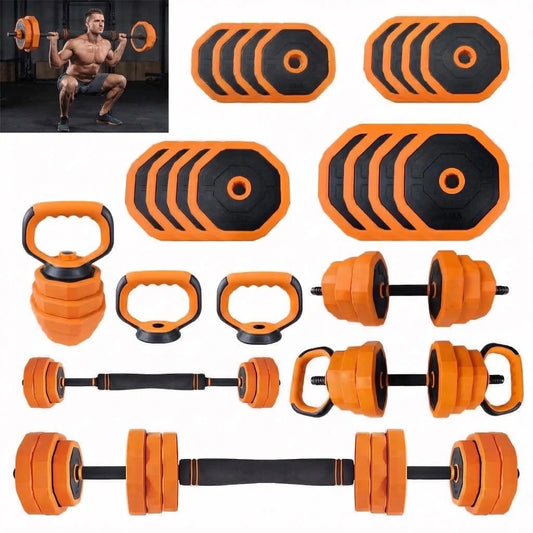 Adjustable Dumbbells Free Weight Set With Connector For Home Gym