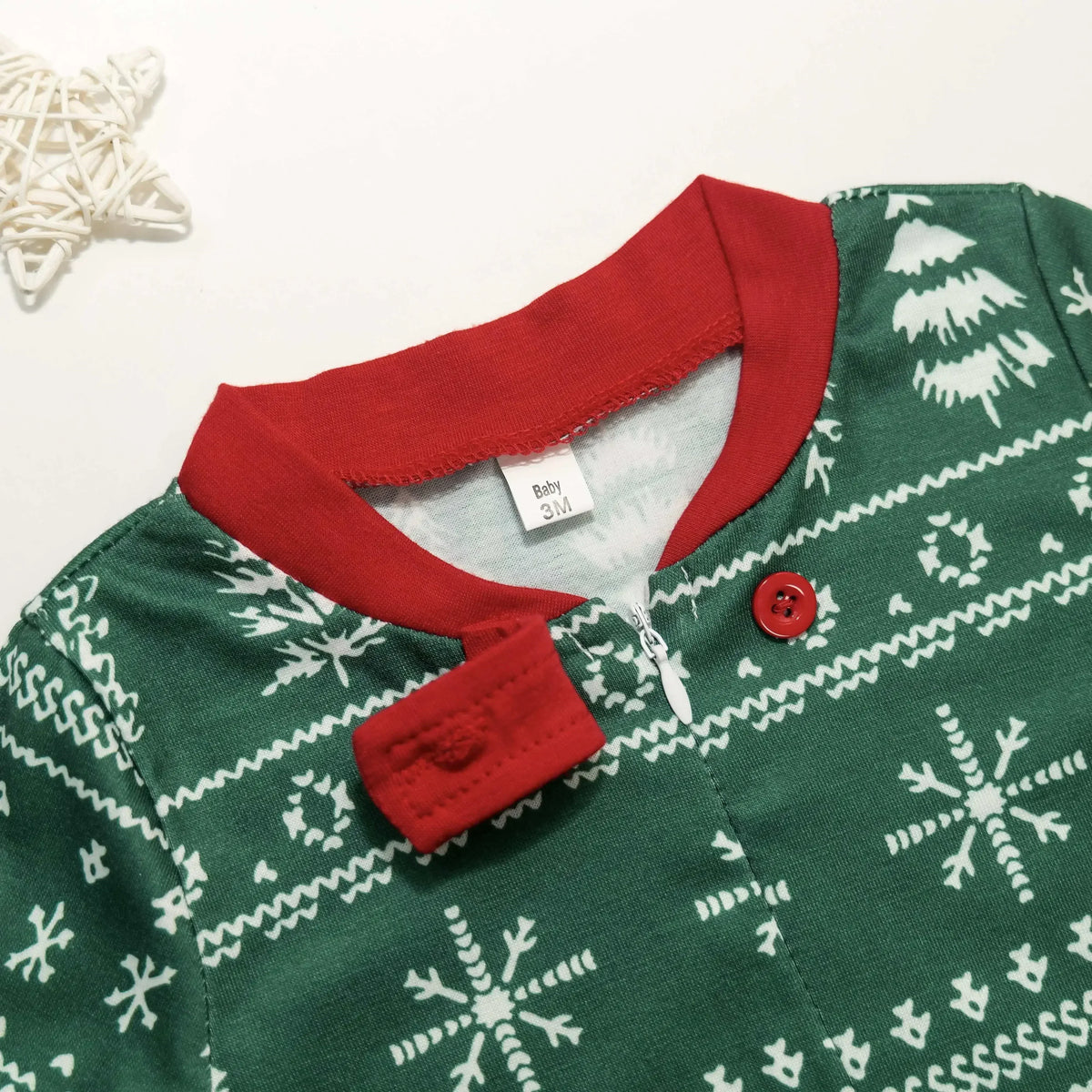 Family Christmas Pajama Set All Over Print Cotton Loungewear