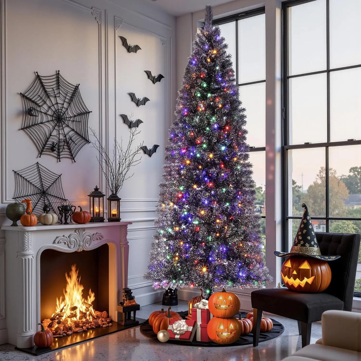HiMISS Artificial Christmas Tree With Realistic Branches