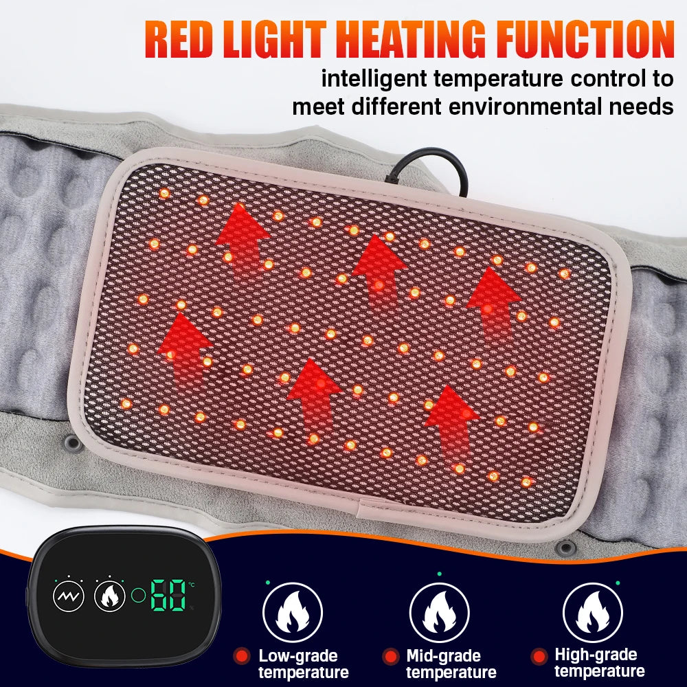 PASTSKY Rechargeable Heating Waist Back Massage Lumbar Traction Device