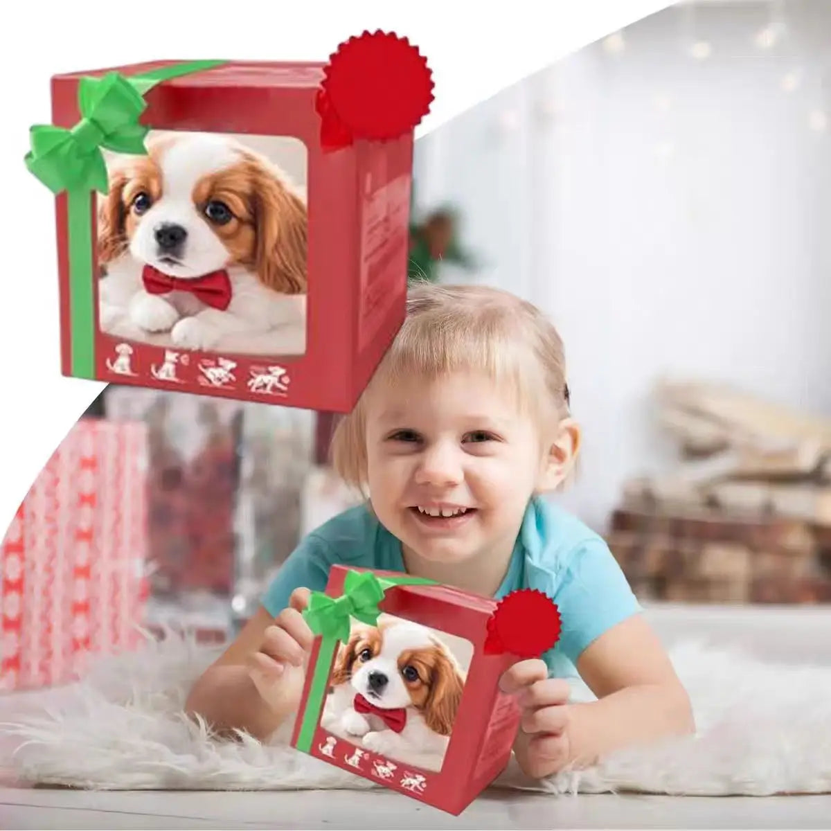 Electronic Simulated Puppy Robot Featuring Automatic Walking And Barking