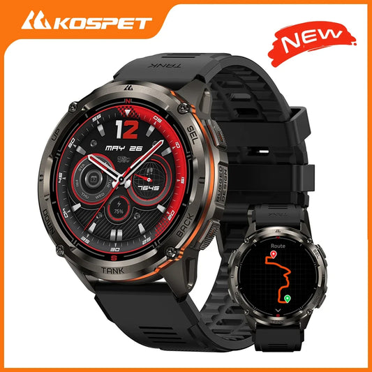 KOSPET Tank T3 Ultra GPS Smart Watch Featuring Bluetooth Calling