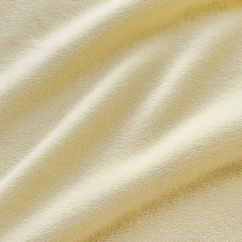 LUXO Thickened Milk Fleece Flat Bed Sheet Soft Cozy Plush