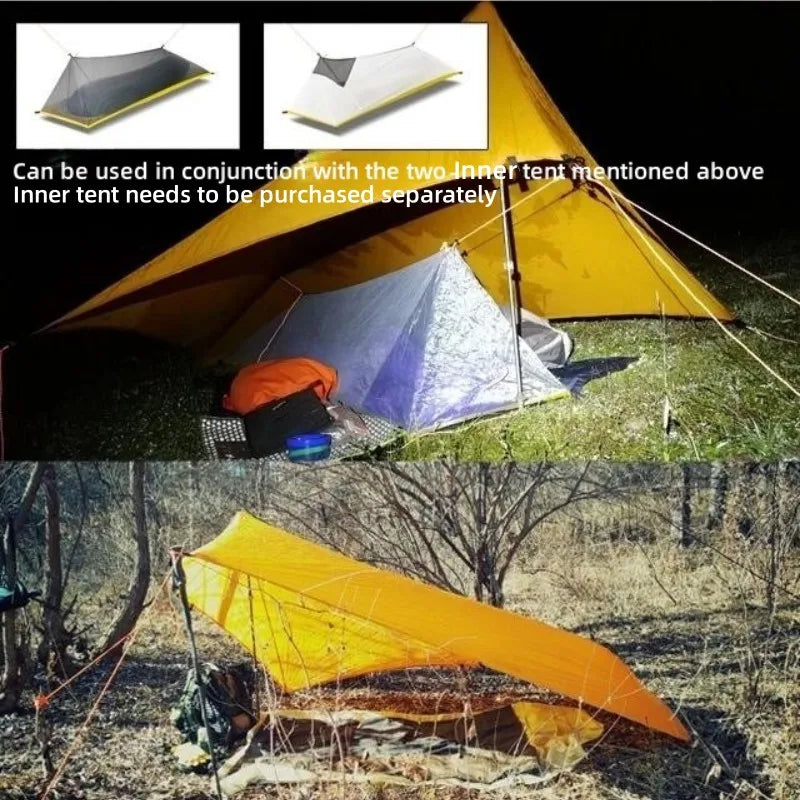 HiKeburger Ultralight Waterproof Tarp Tent For Camping
