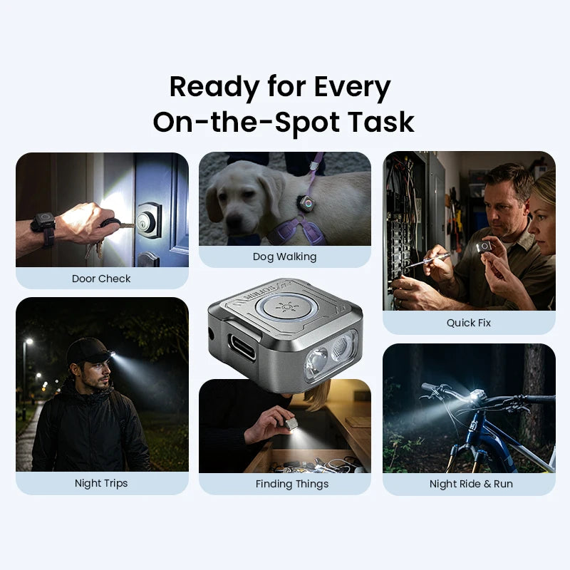 Sofirn EDC SE1 Pocket Flashlight With RGB Ring And UV