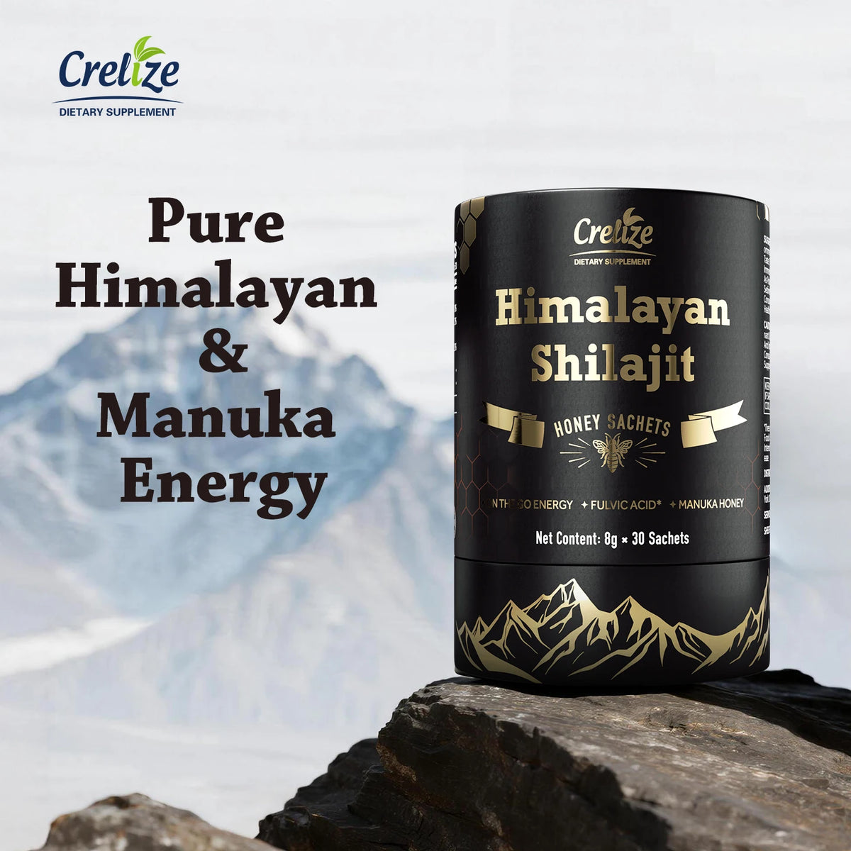 Crelize Shilajit And Saffron Honey Sticks For Daily Energy
