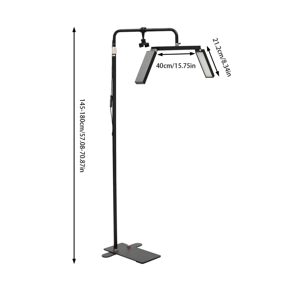 Bymaocar LED Lash Floor Lamp With Remote And Phone Stand