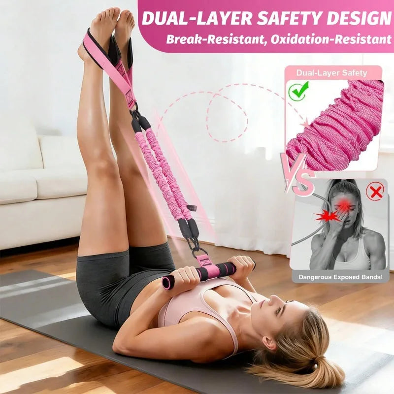 Multifunctional Resistance Band Kit For Full Body Workouts