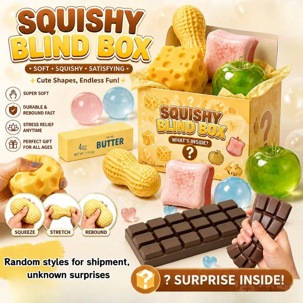Cute Food Squishy Fidget Toys For Kids And Adults Relaxation