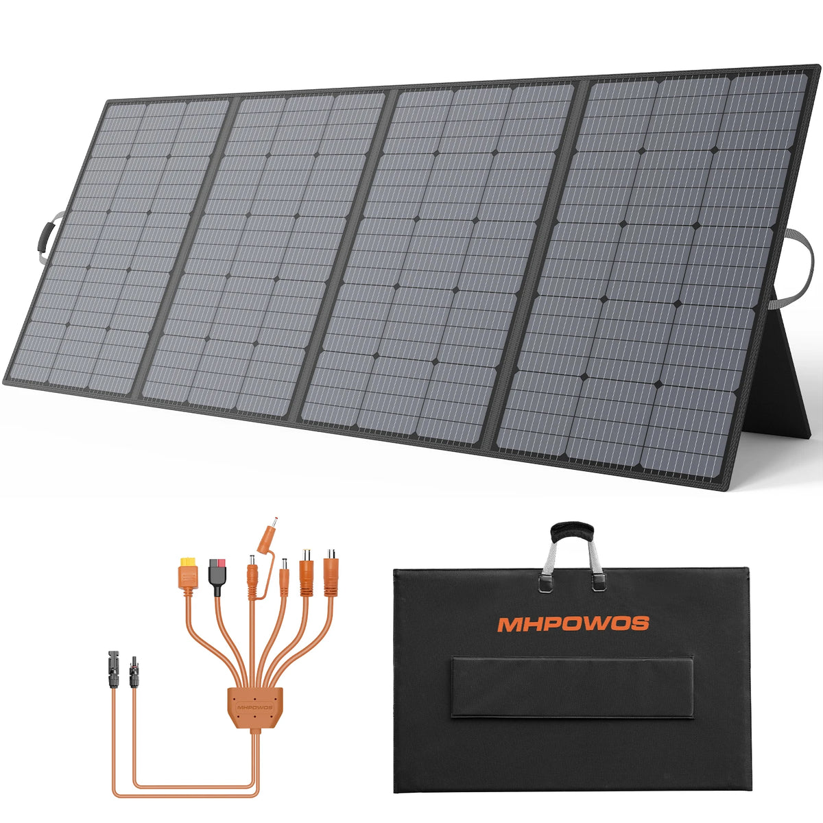 MHPOWOS 400W Foldable Portable Solar Panel For Outdoor Adventures