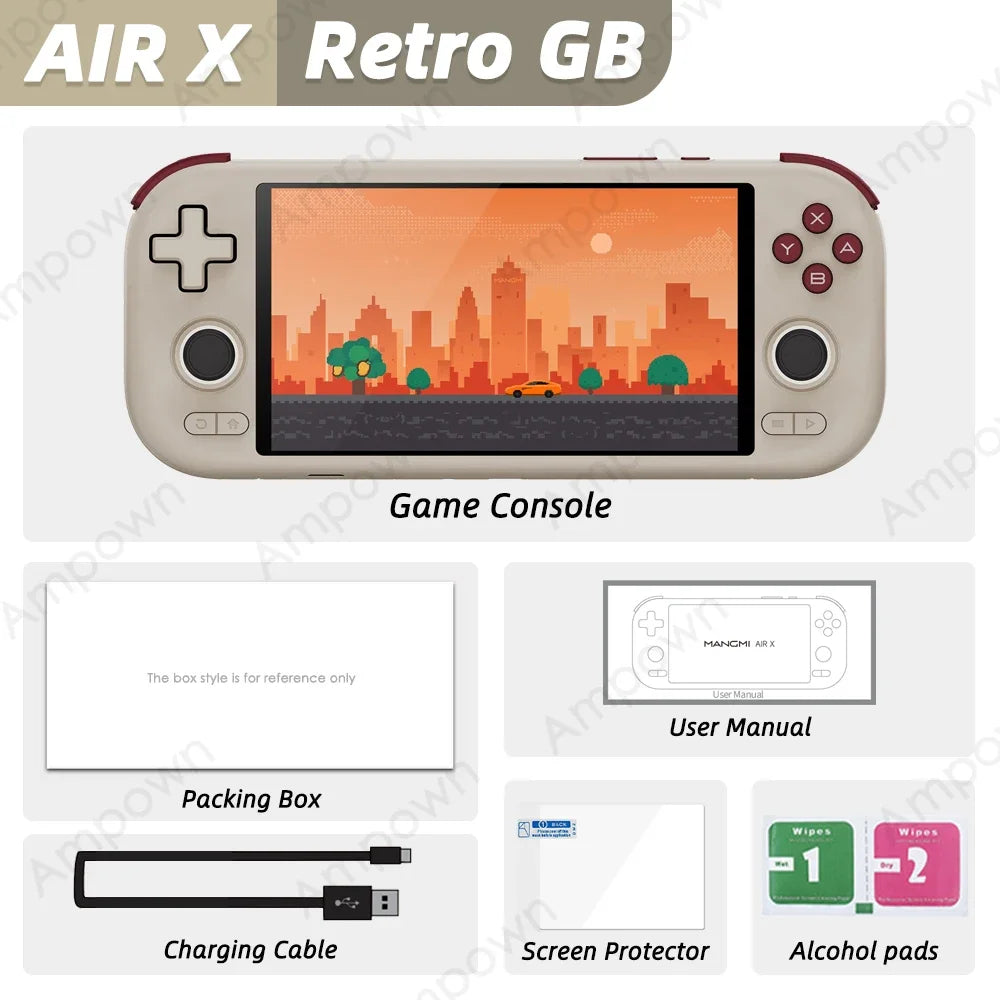 MANGMI Air X Handheld Game Console Snapdragon 662 Android Touchscreen