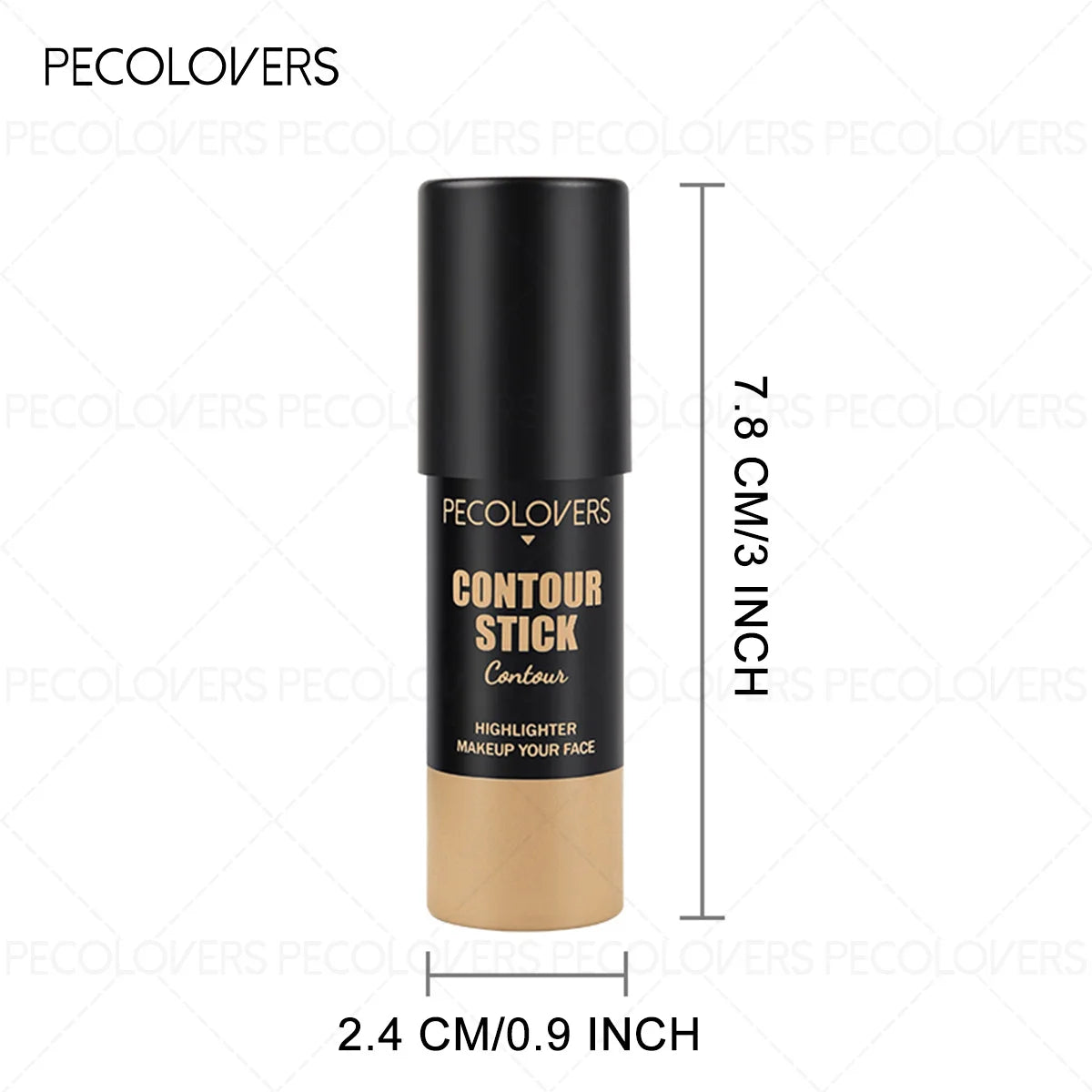5PCS/SET Covers Spots, Blemishes, Dark Circles, Natural Matte Finish, Long-lasting, Waterproof Concealer Stick, Highlighter Contour Stick,Foundation Stick, Suitable for All Skin Types
