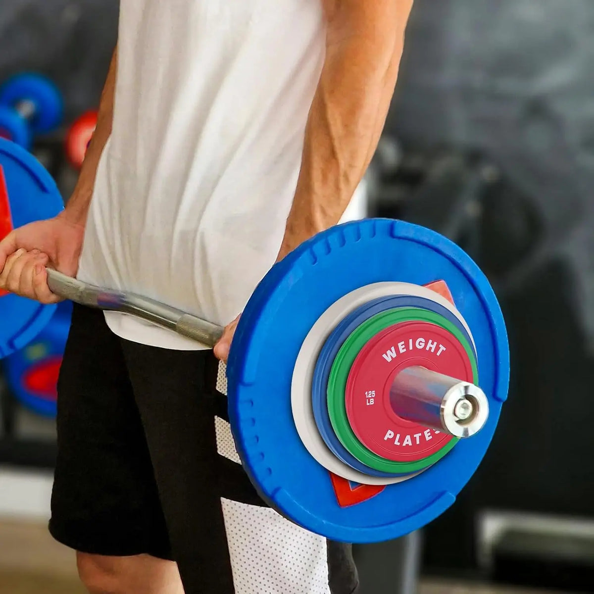 Twister CK Rubber Coated Barbell Bumper Plates For Strength Training
