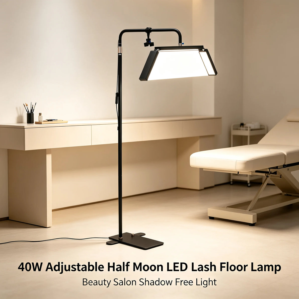 Bymaocar LED Lash Floor Lamp With Remote And Phone Stand