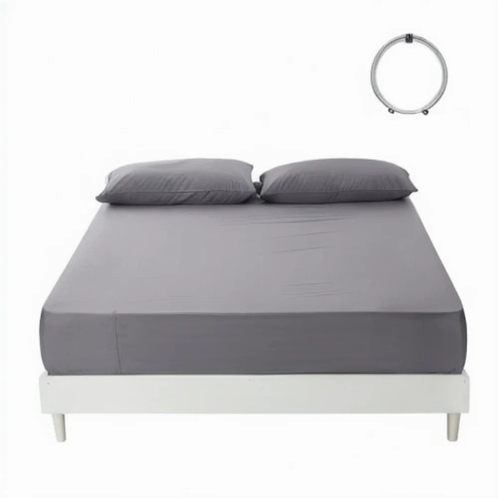 U-Silver Premium Grounded Cotton Bed Fitted Sheets