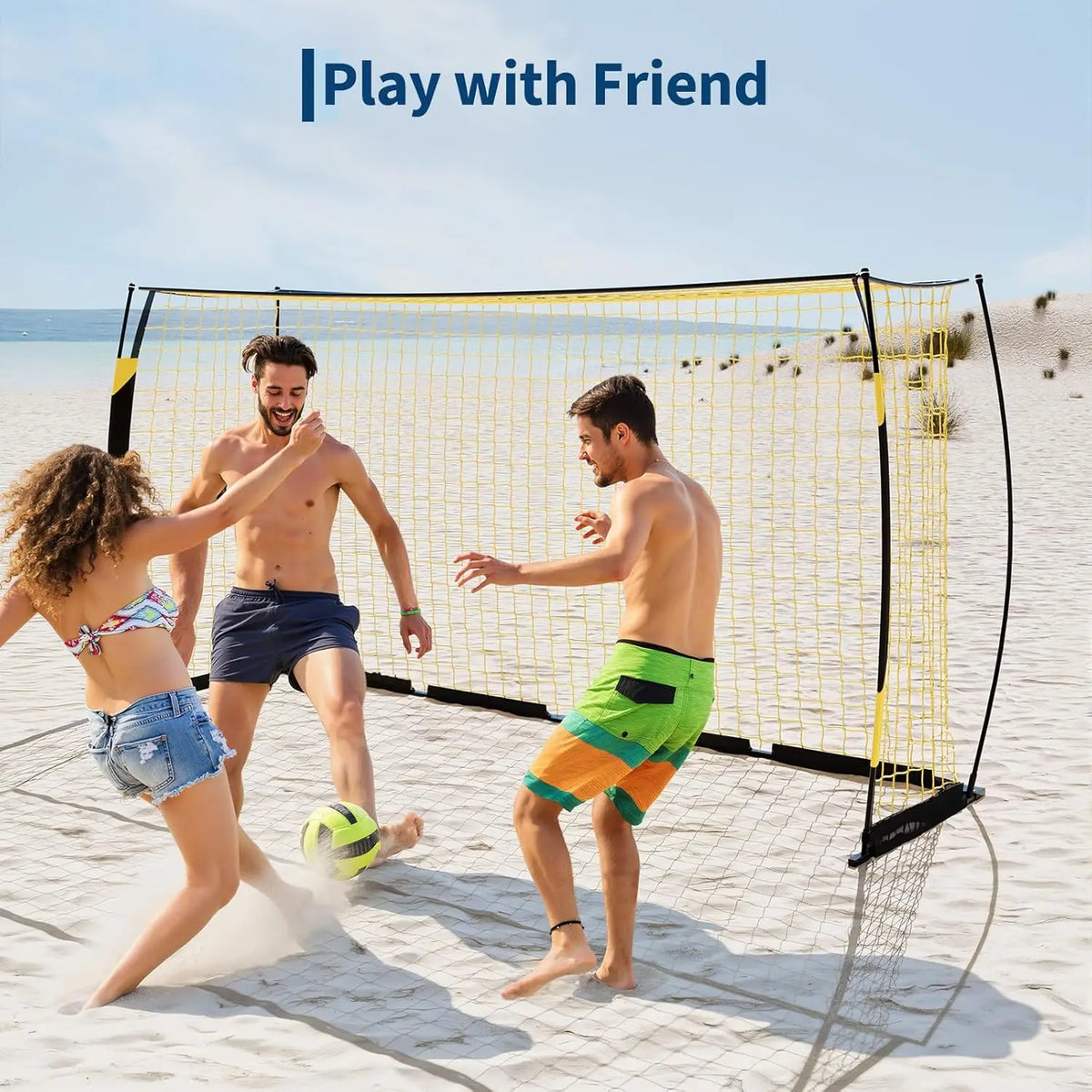 Heavy Duty Collapsible Soccer Rebounder Net With Carry Bag