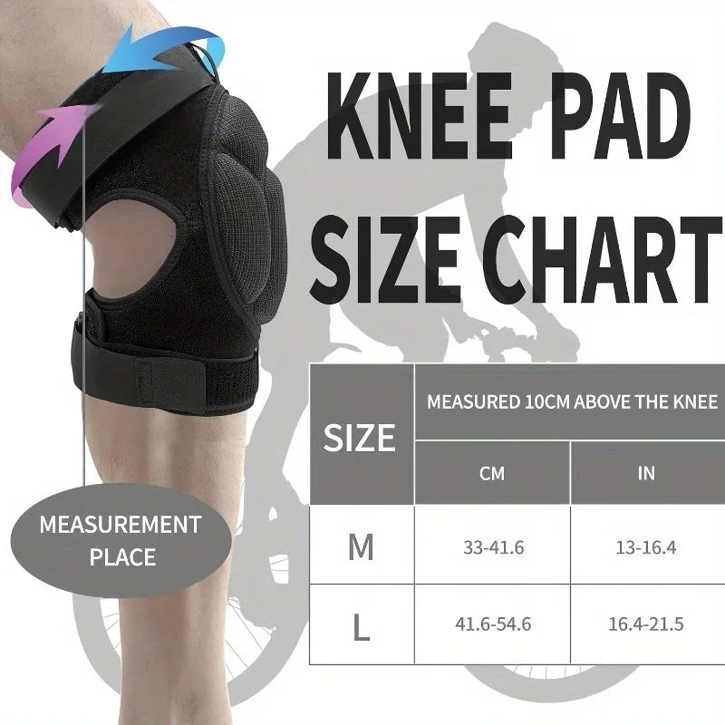 Soft Cushioned Knee Pads With Adjustable Anti Slip Support Straps